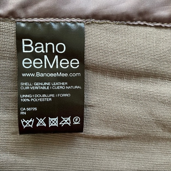 Bano eeMee Genuine Leather Biker Jacket - Picture 14 of 16